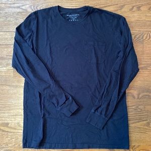Richer Poorer - Long Sleeve Pocket T - Black Size L
